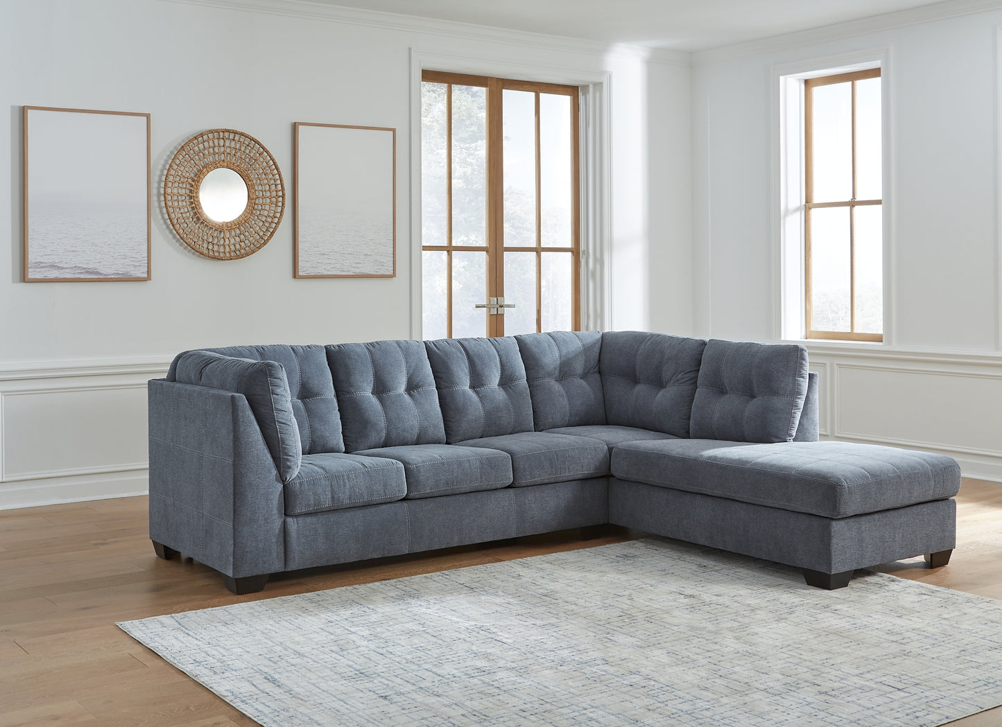 Marleton 2-Piece Sleeper Sectional with Ottoman