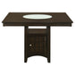 Gabriel 52-inch Counter Height Dining Table Cappuccino