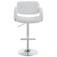 Brandi Adjustable Bar Stool Chrome and White