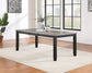 Elodie Rectangular 78-inch Extension Leaf Dining Table Black