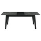 Crestmont 78-inch Extension Dining Table Black Faux Marble