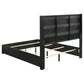 Blacktoft 5-piece Eastern King Bedroom Set Black