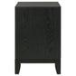 Valencia 2-drawer Nightstand Black