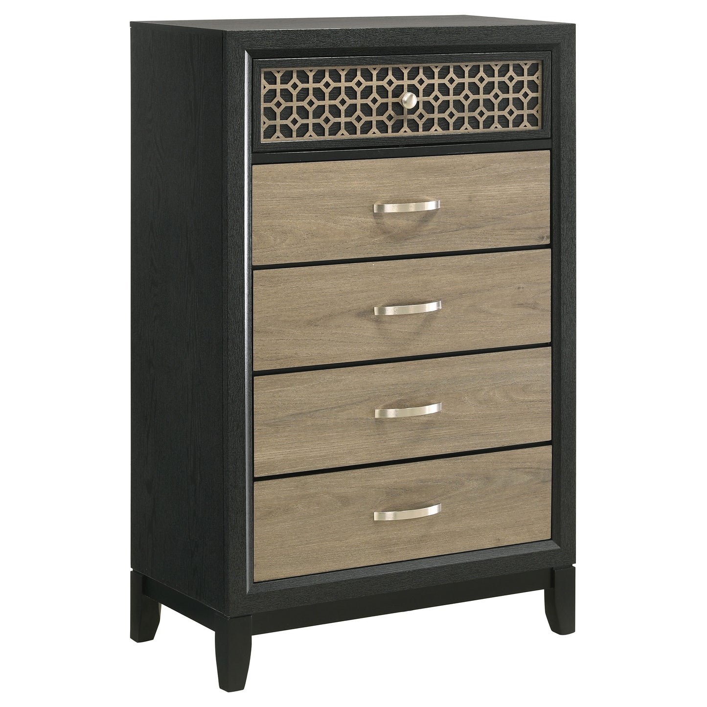 Valencia 5-drawer Bedroom Chest Black