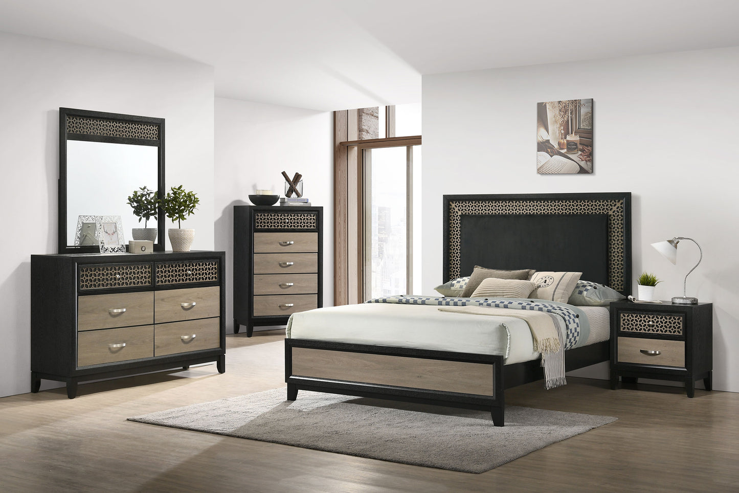 Valencia 5-drawer Bedroom Chest Black