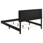 Kendall Upholstered California King Panel Bed Black