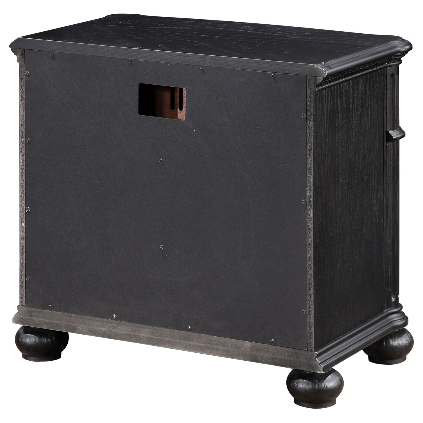 Celina 3-drawer Nightstand Black