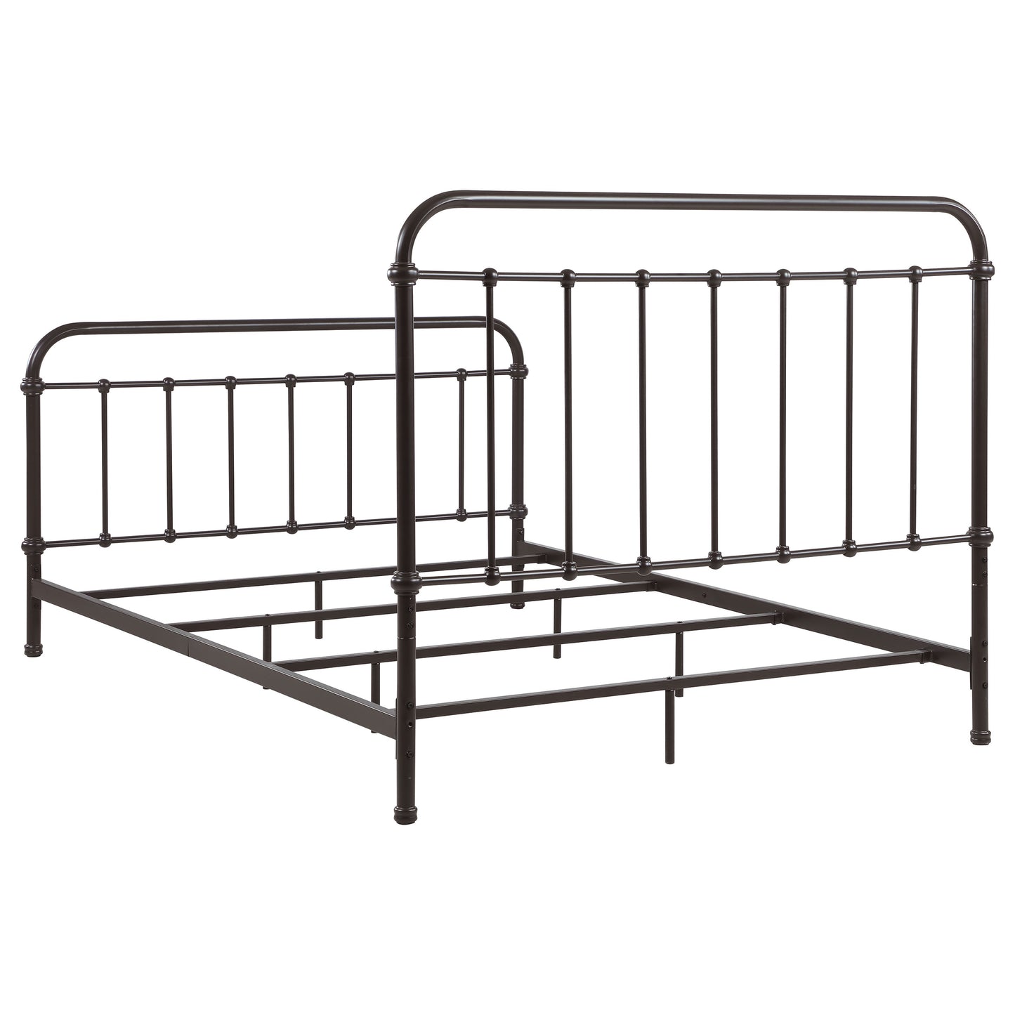 Livingston Metal Queen Open Frame Bed Dark Bronze