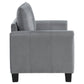 Davis 3-piece Upholstered Rolled Arm Sofa Grey