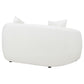 Isabella Faux Sheepskin Upholstered Loveseat Natural