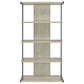 Loomis 4-shelf Bookcase Whitewashed Grey