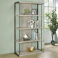 Loomis 4-shelf Bookcase Whitewashed Grey