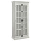 Toni 2-door Wood Tall Storage Cabinet Distressed White